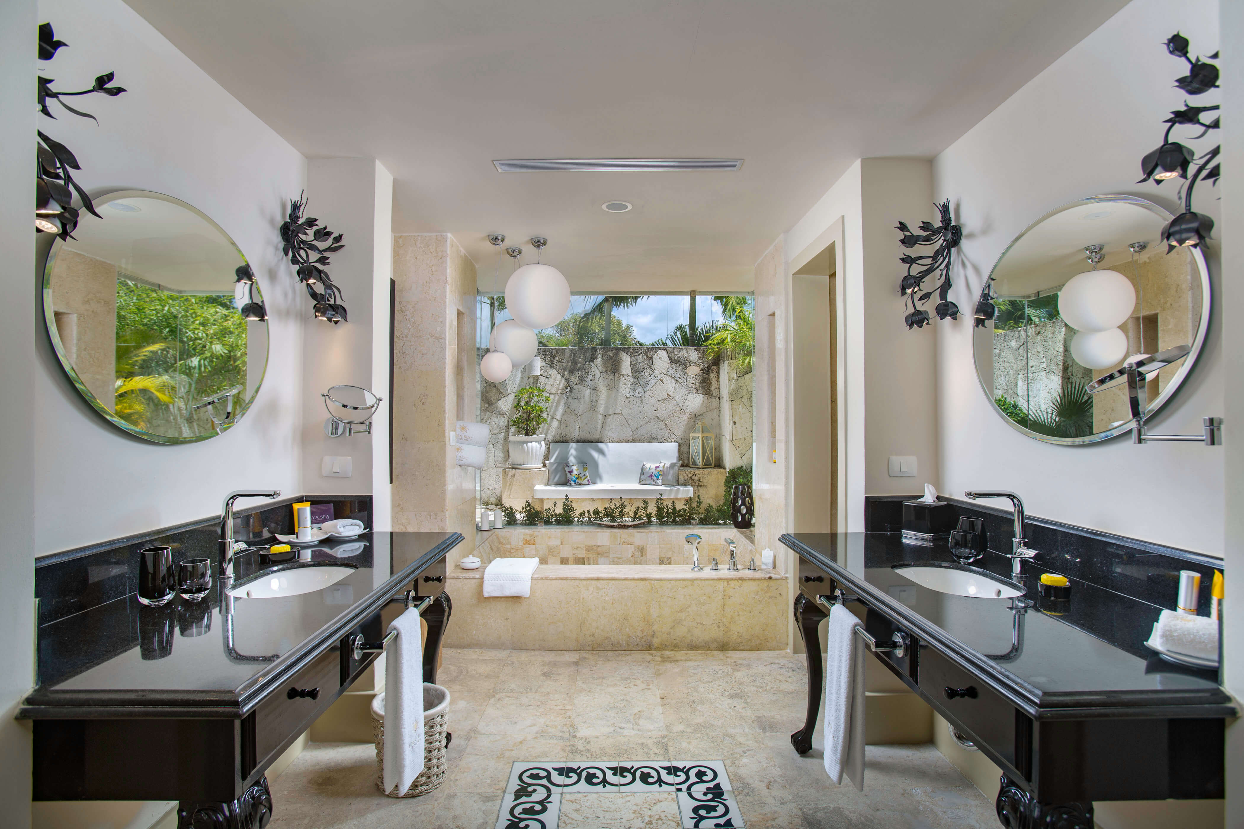 Eden roc at cap-cana Three Bedroom Royal Villa Bathroom with jacuzzi