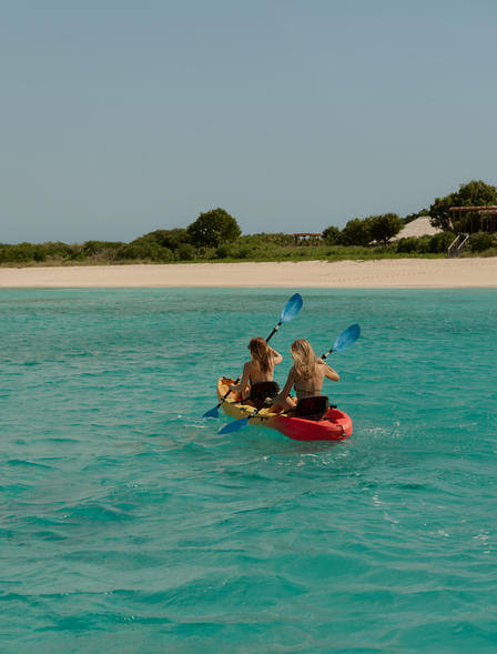 amanyara activities kayak