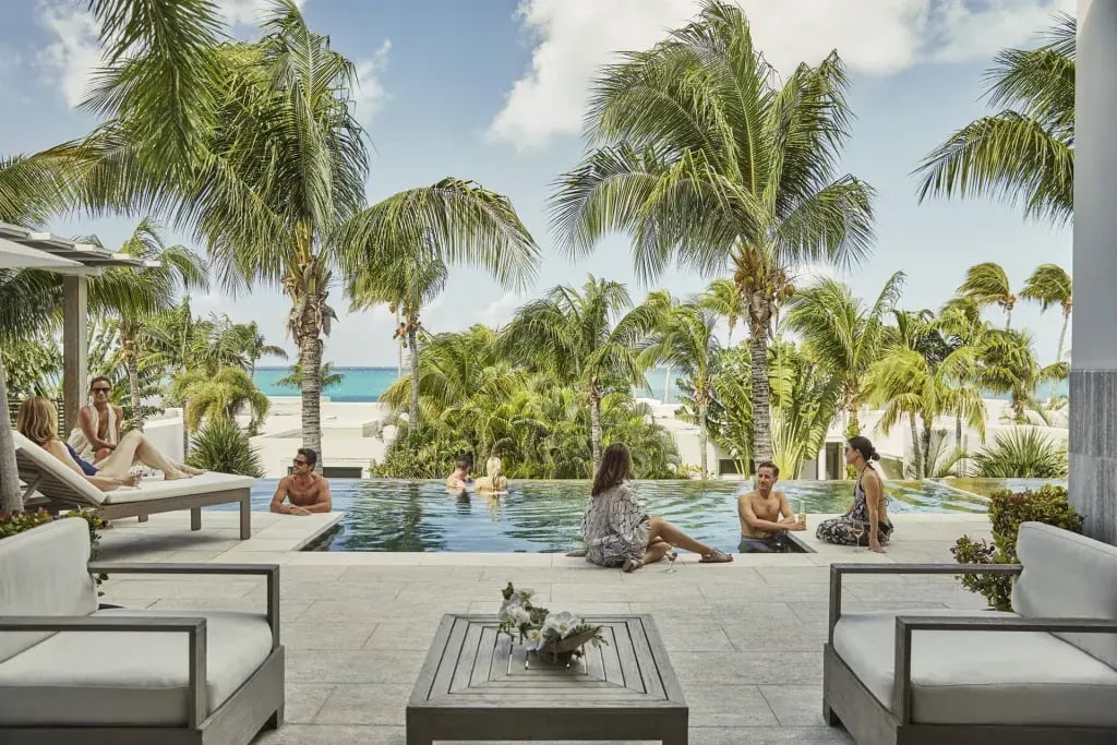 Four seasons resort anguilla Fun around the Pool