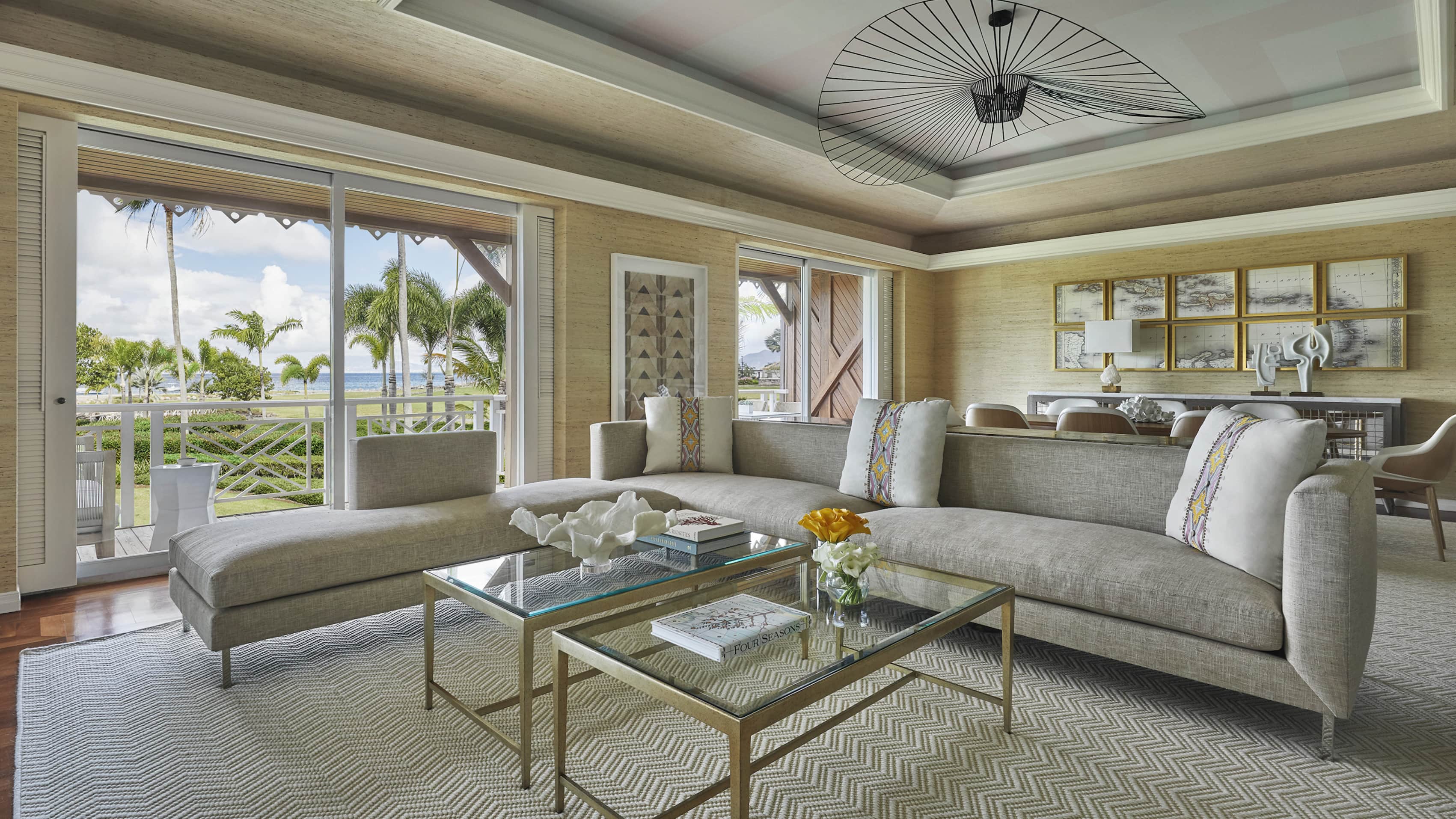Four Seasons Resort Nevis Alexander Suite Livingroom