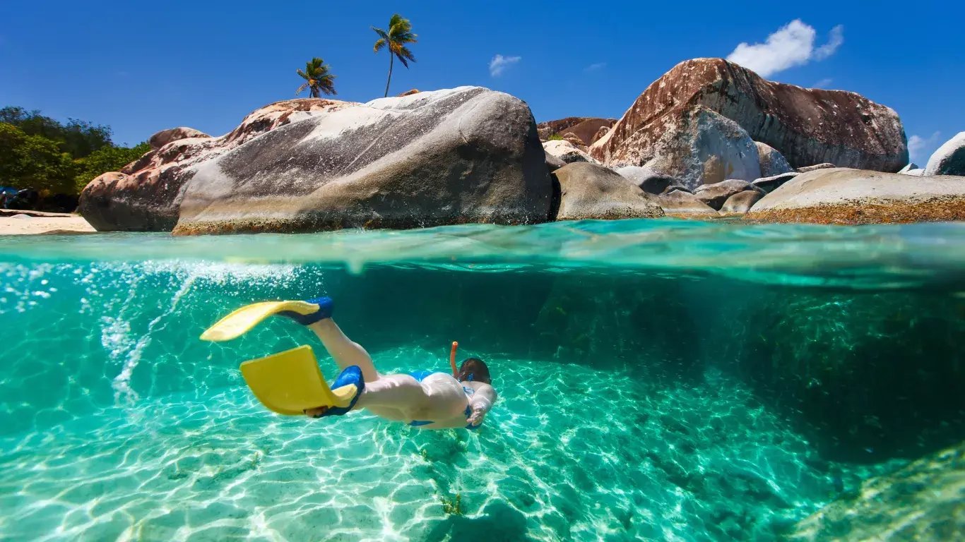 rosewood little dix bay schnorcheln