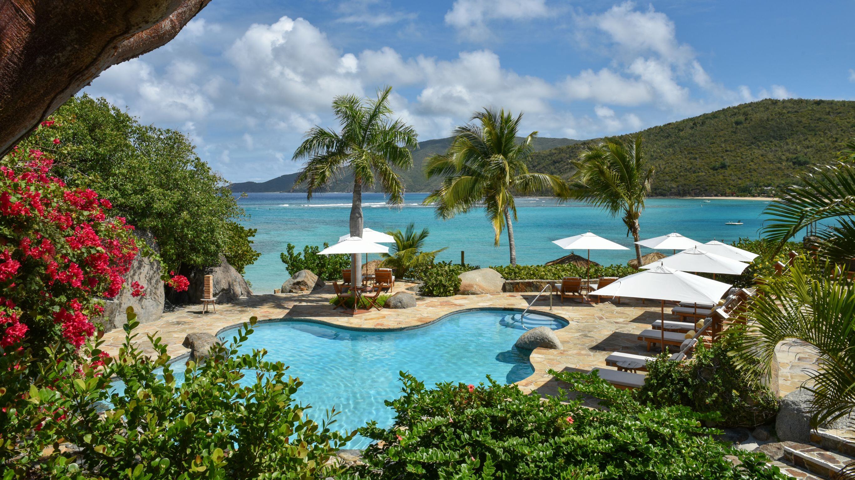 rosewood littel dix bay british virgin islands karibik pool meerblick exklusiv the family project luxus familie kinder reisen