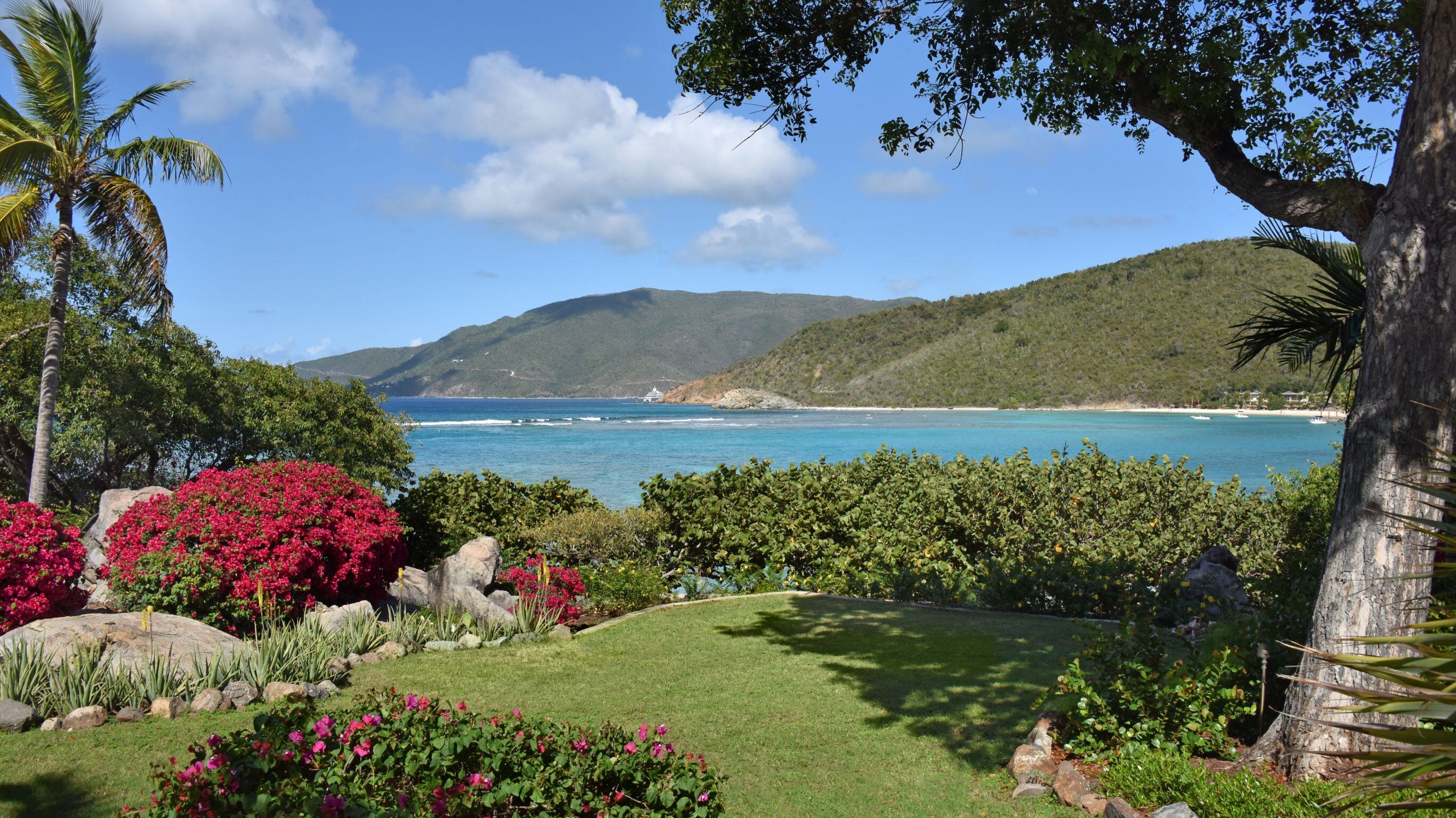 rosewood little dix bay bougainville Garten