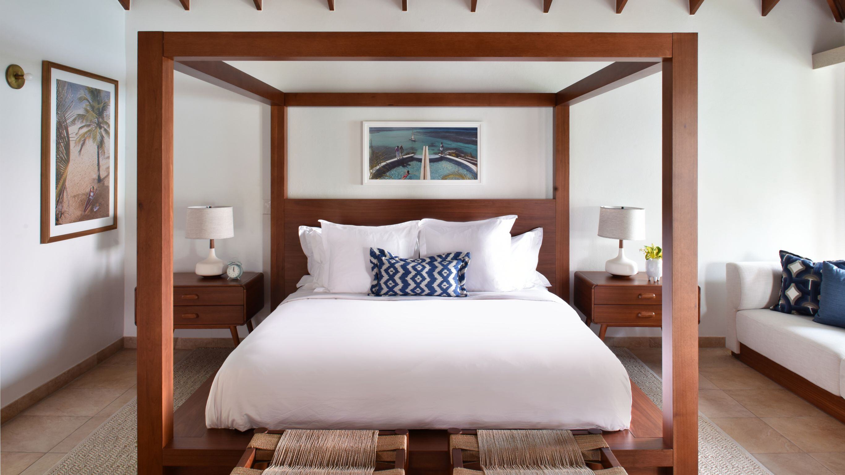 rosewood little dix bay junior suite bed