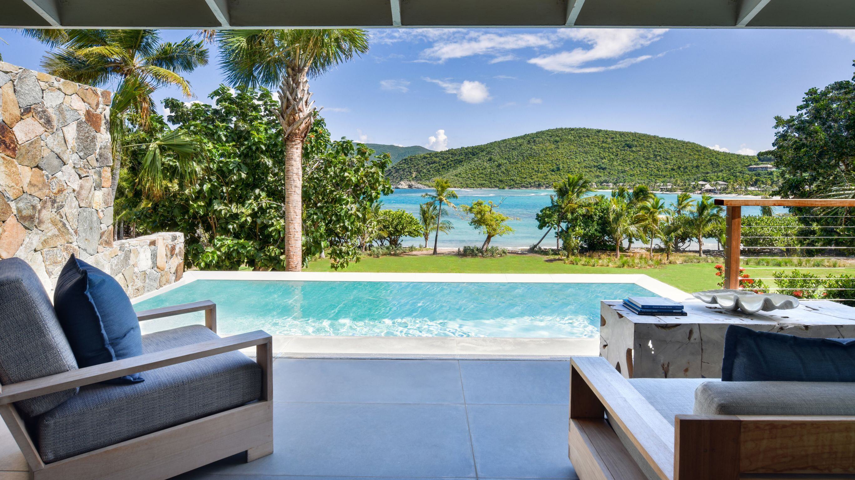 rosewood little dix bay one bedroom pool suite terrace