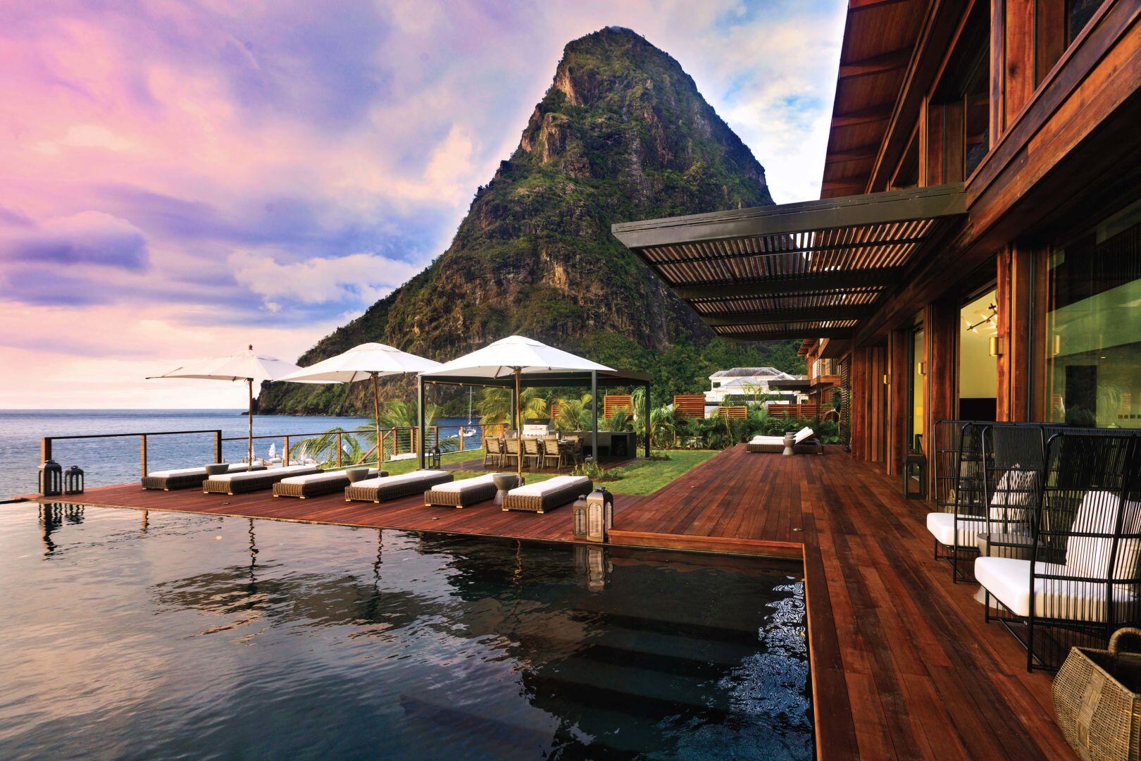 Sugar beach a viceroy hotel pool mit Meerblick