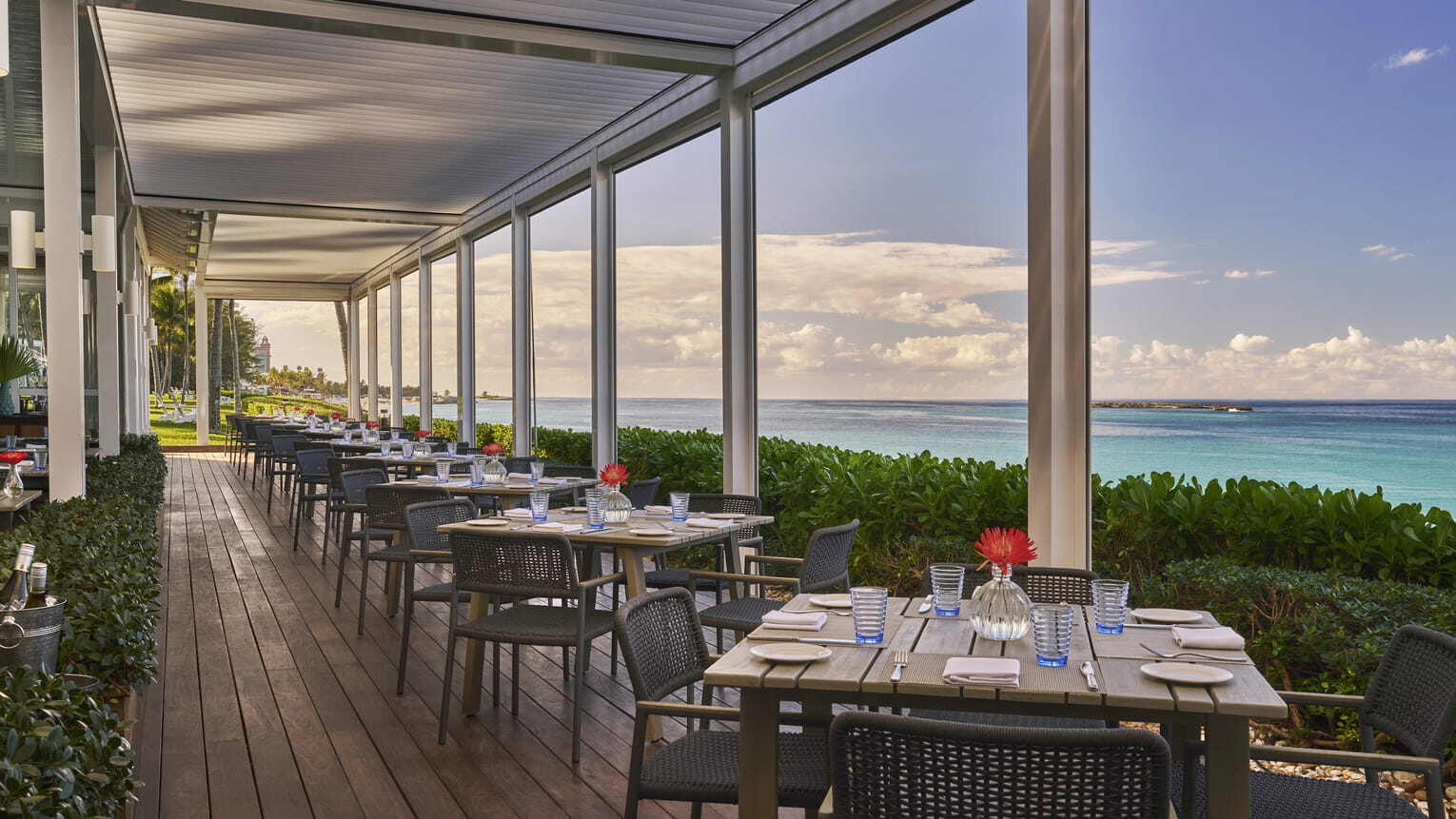 The ocean club Dining mit Meerblick