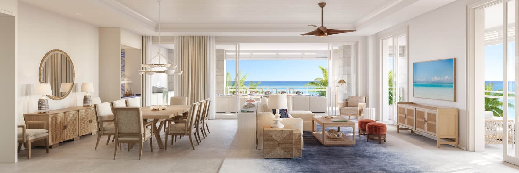 The Ocean Club Ess- und Wohnbereich