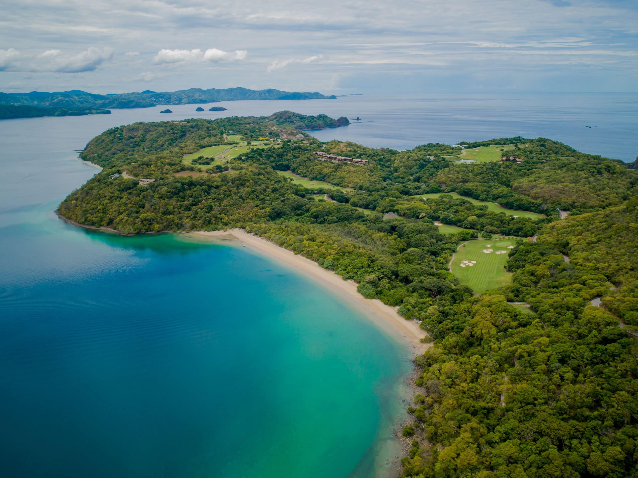 Andaz Resort at Peninsula Papagayo Übersicht mit Golfplatz