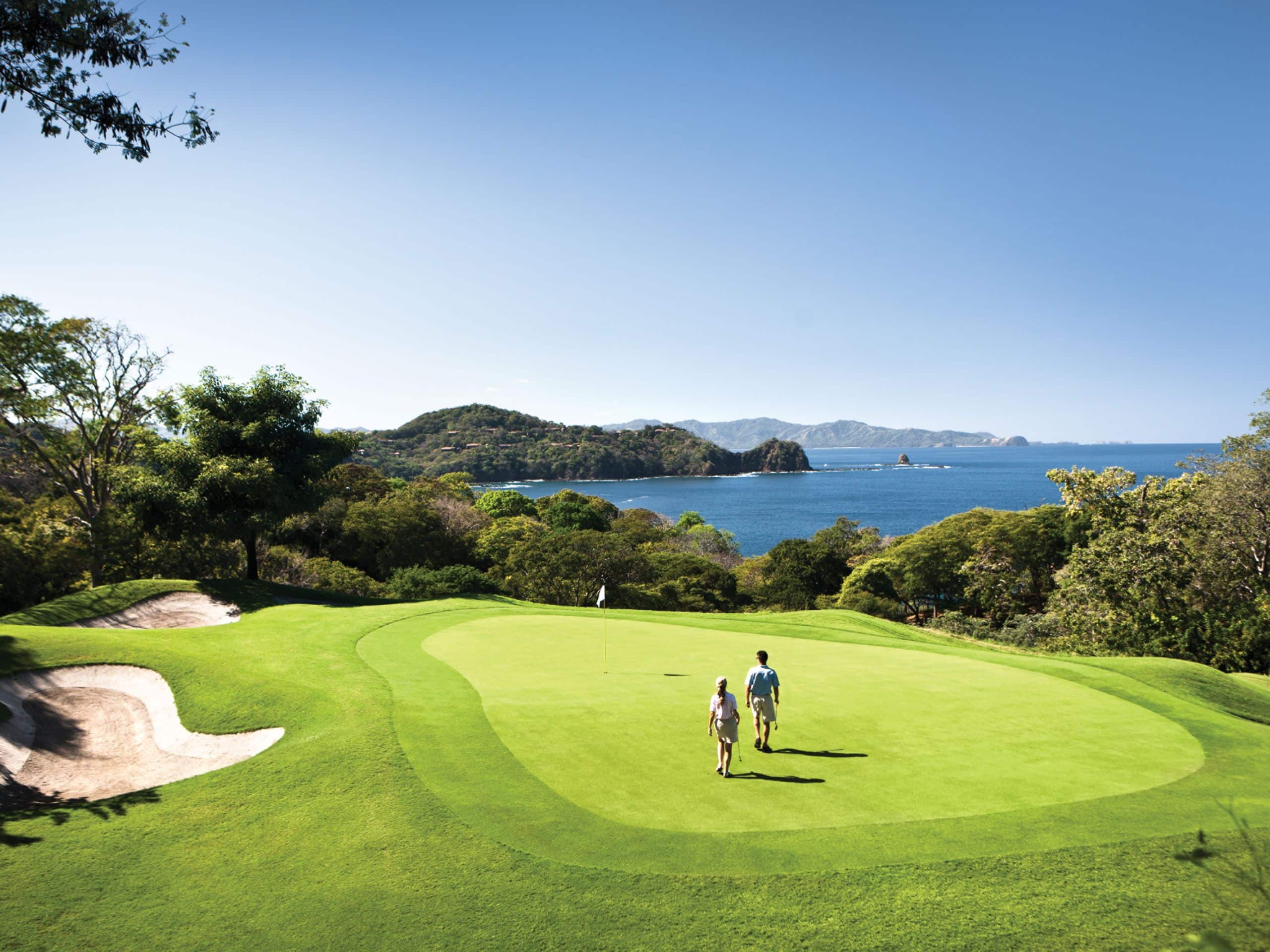 Andaz Resort at Peninsula Papagayo Golfplatz mit Meerblick
