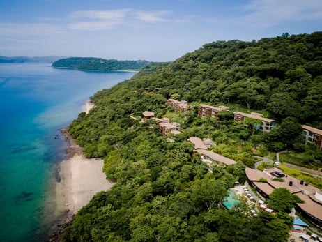 Andaz Resort at Peninsula Papagayo Resortübersicht von oben