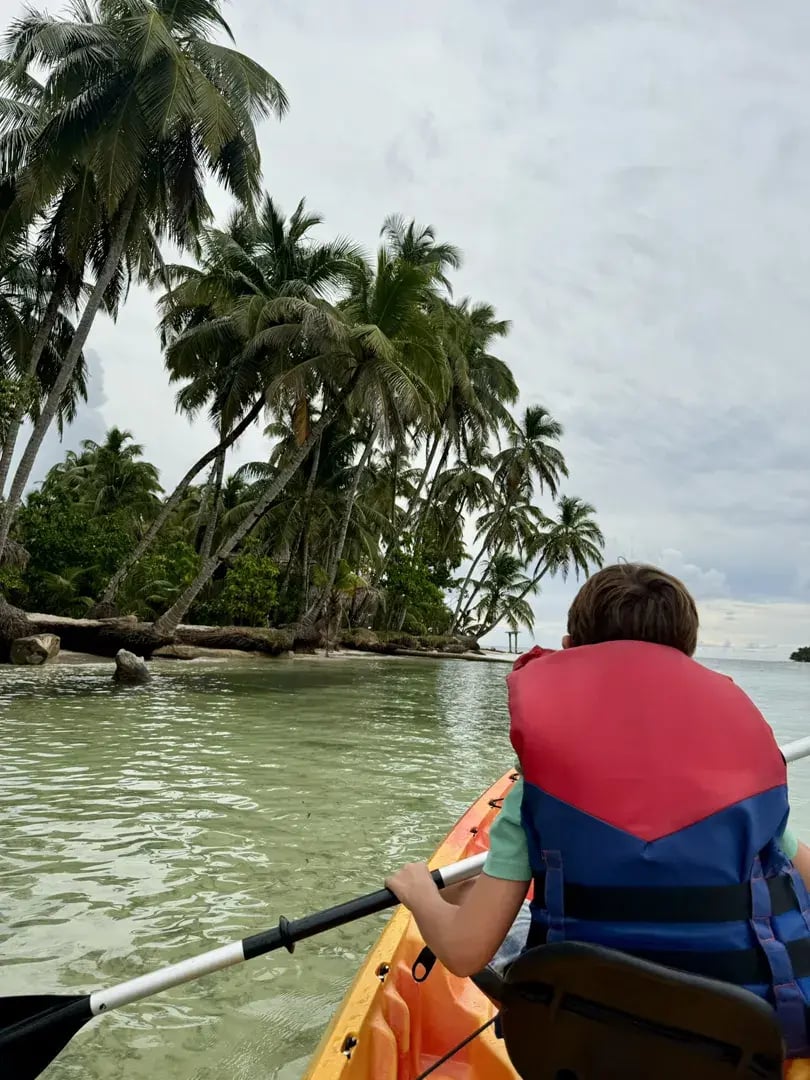 calala island privatbilder kayak