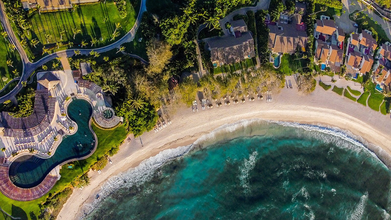 four seasons resort punta mita luftaufnahme
