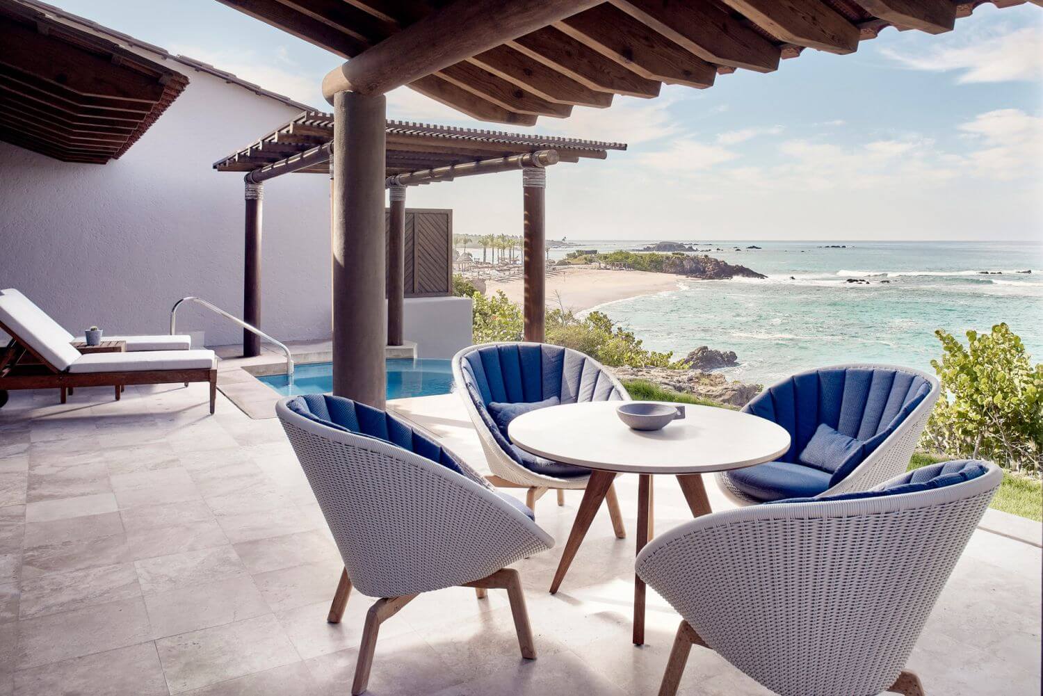four seasons resort punta mita ocean plunge pool suite Terrasse
