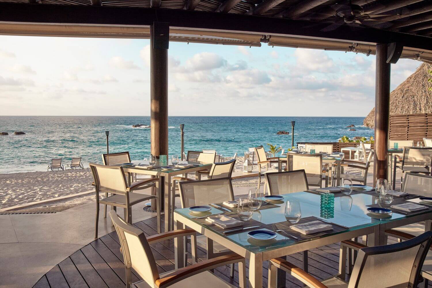 four seasons resort punta mita restaurant mit Meerblick