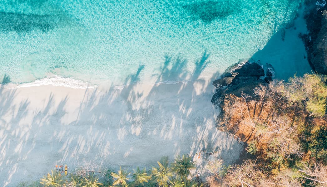 Islas Secas Strand türkisfarbenes Meer