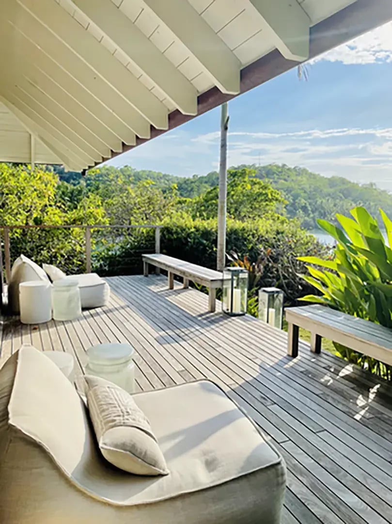 islas secas panama city insel the family project privatbilder ausblick balkon