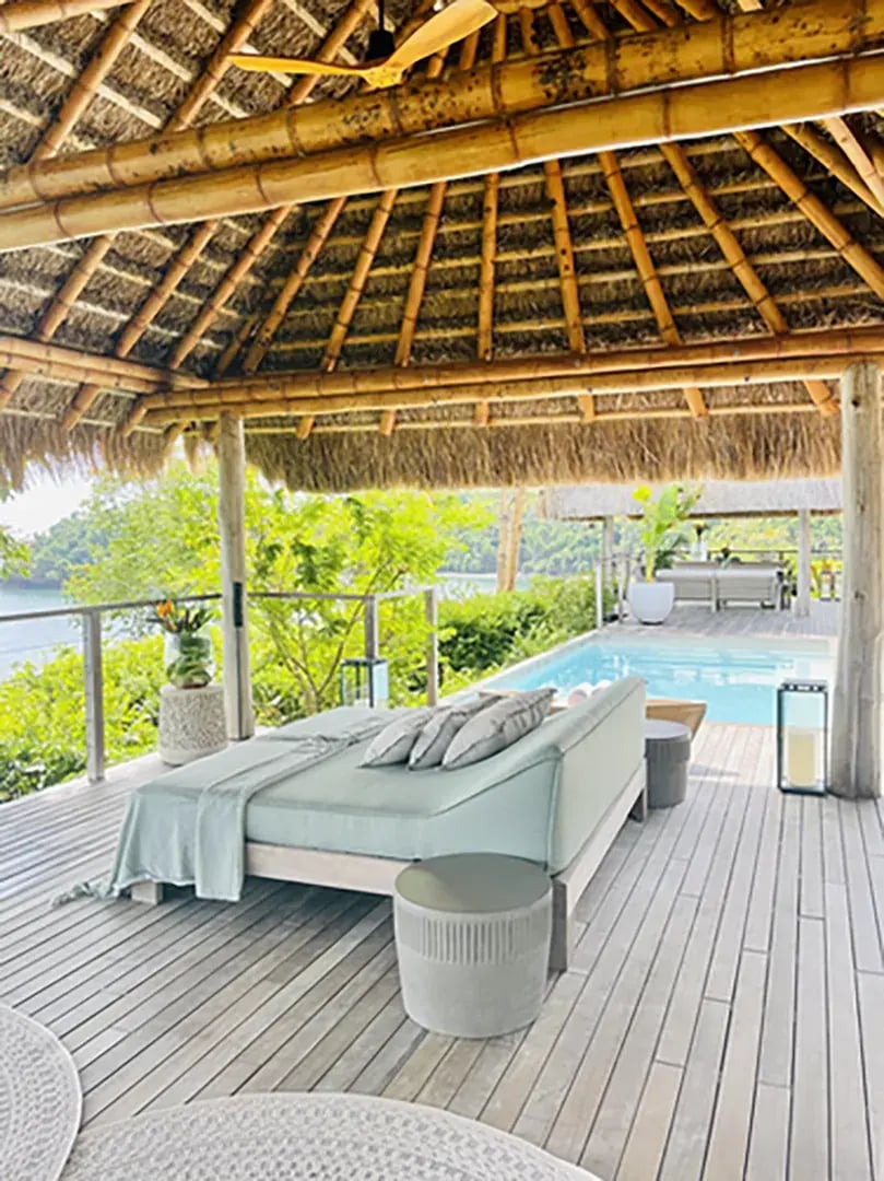 islas secas panama city insel the family project privatbilder daybed pool