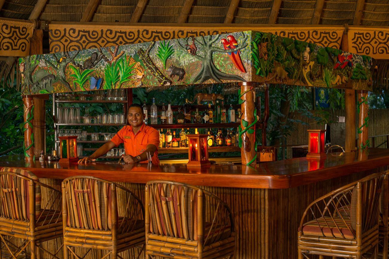 Lapa Rios lodge gemütliche Bar