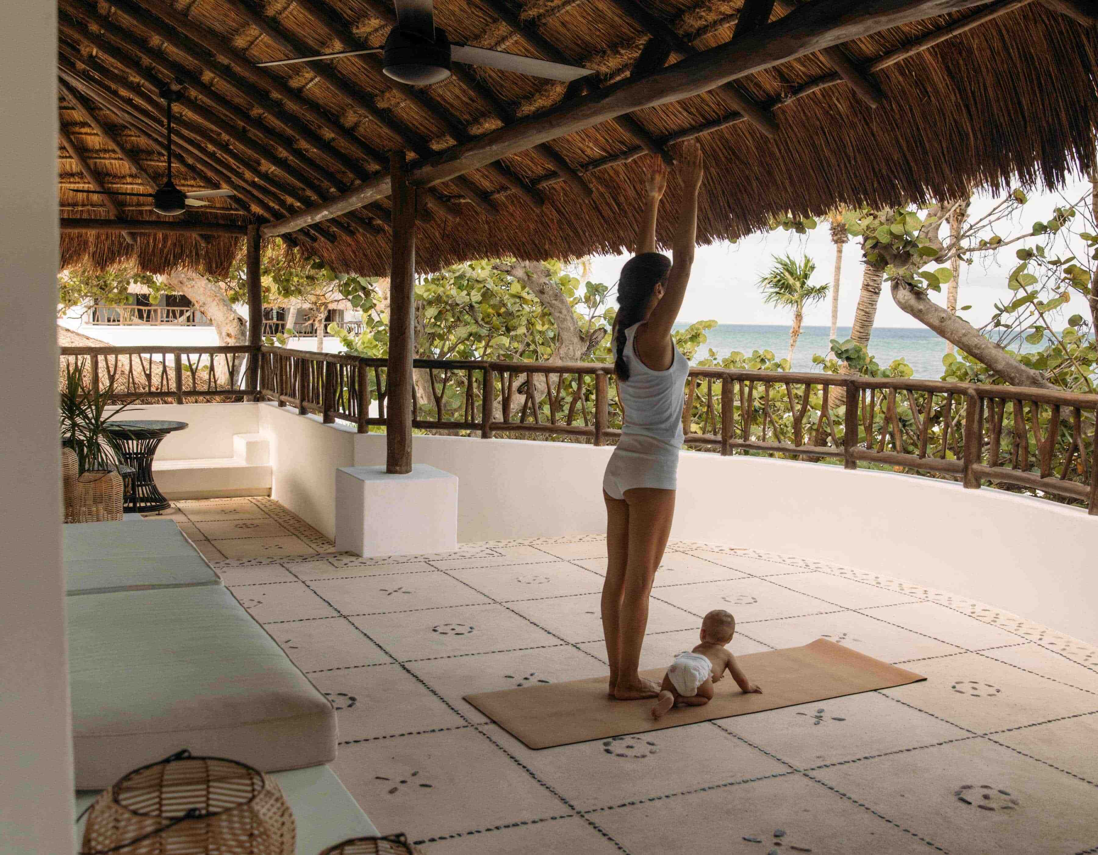 belmond maroma Yoga mit Baby