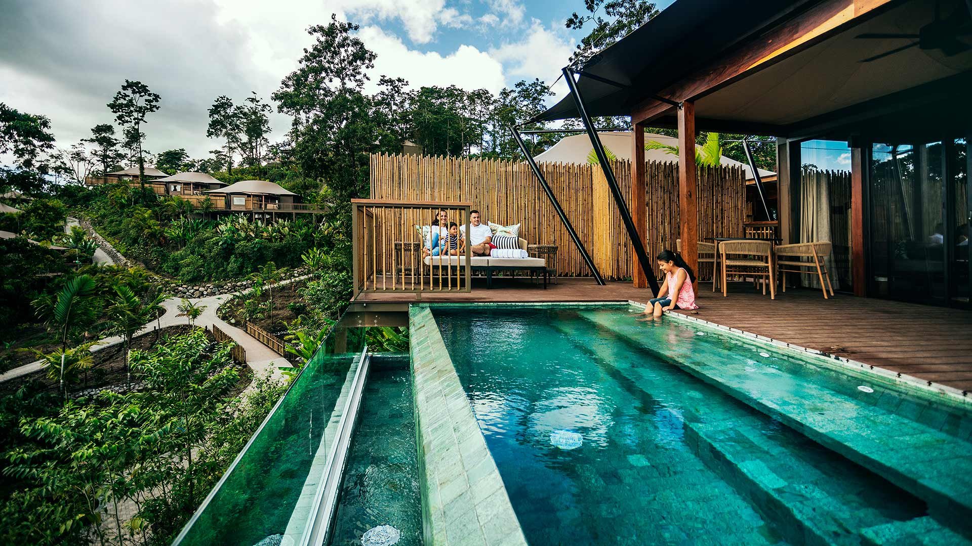 Nayara Tented Camp Costa Rica Aussicht vom privaten Pool