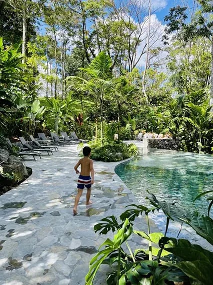 nayara tented camp arenal costa rica ubersicht the family project pool sprung
