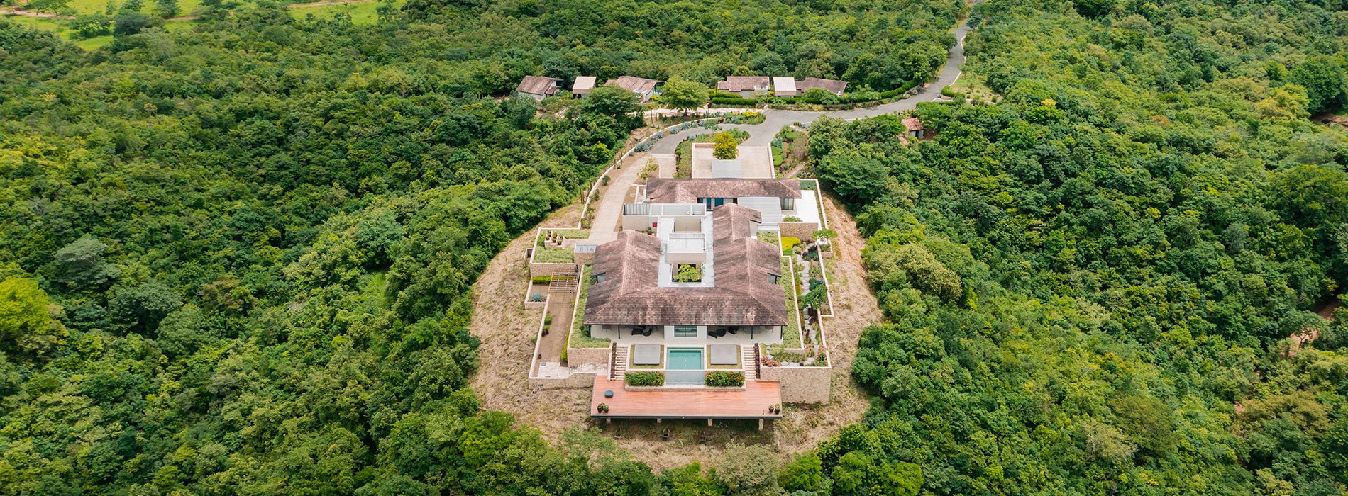 Nekupe-Luftaufnahme Resort
