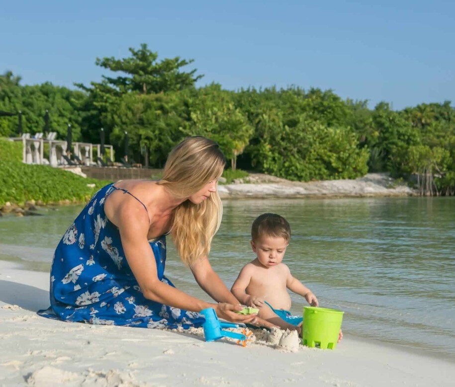 nizuc resort and spa sandspielen am Strand