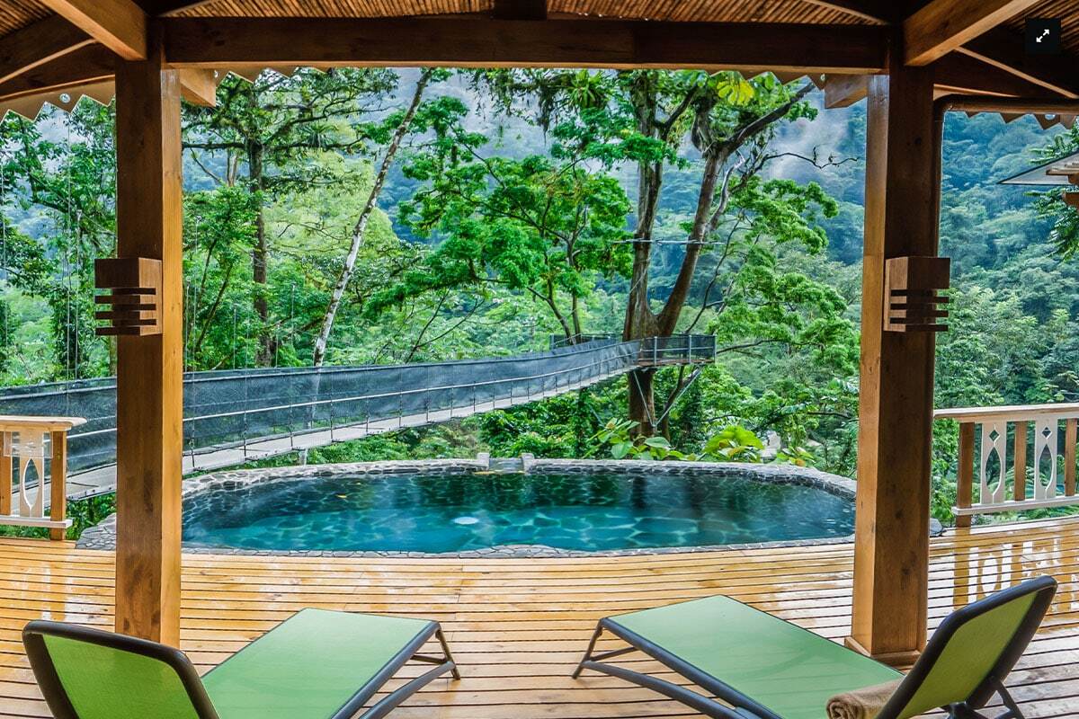 Pool Canopy Villa Pacuare Lodge