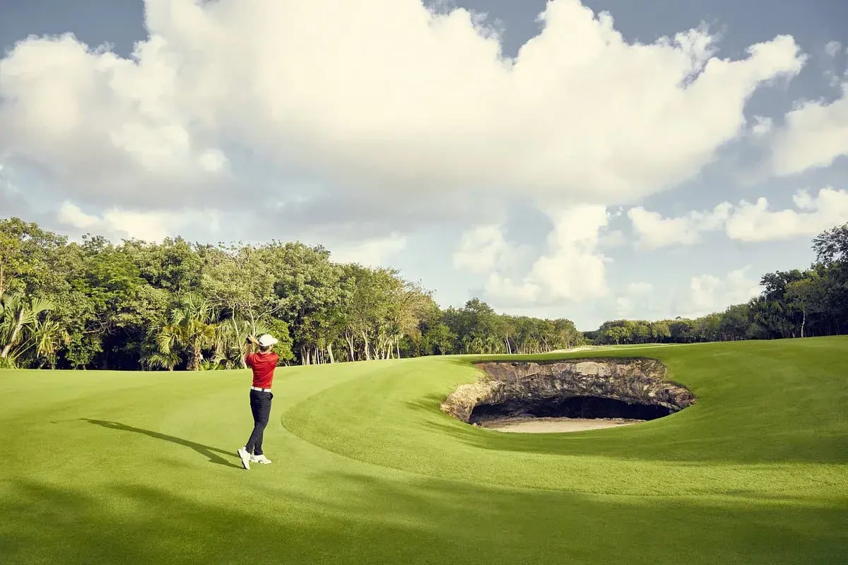 rosewood mayakoba golfer