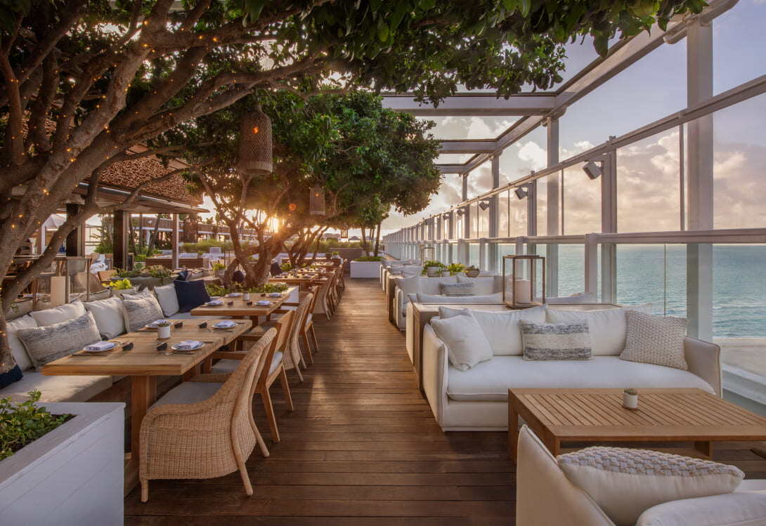 1 Hotel South Beach Restaurant mit Meerblick