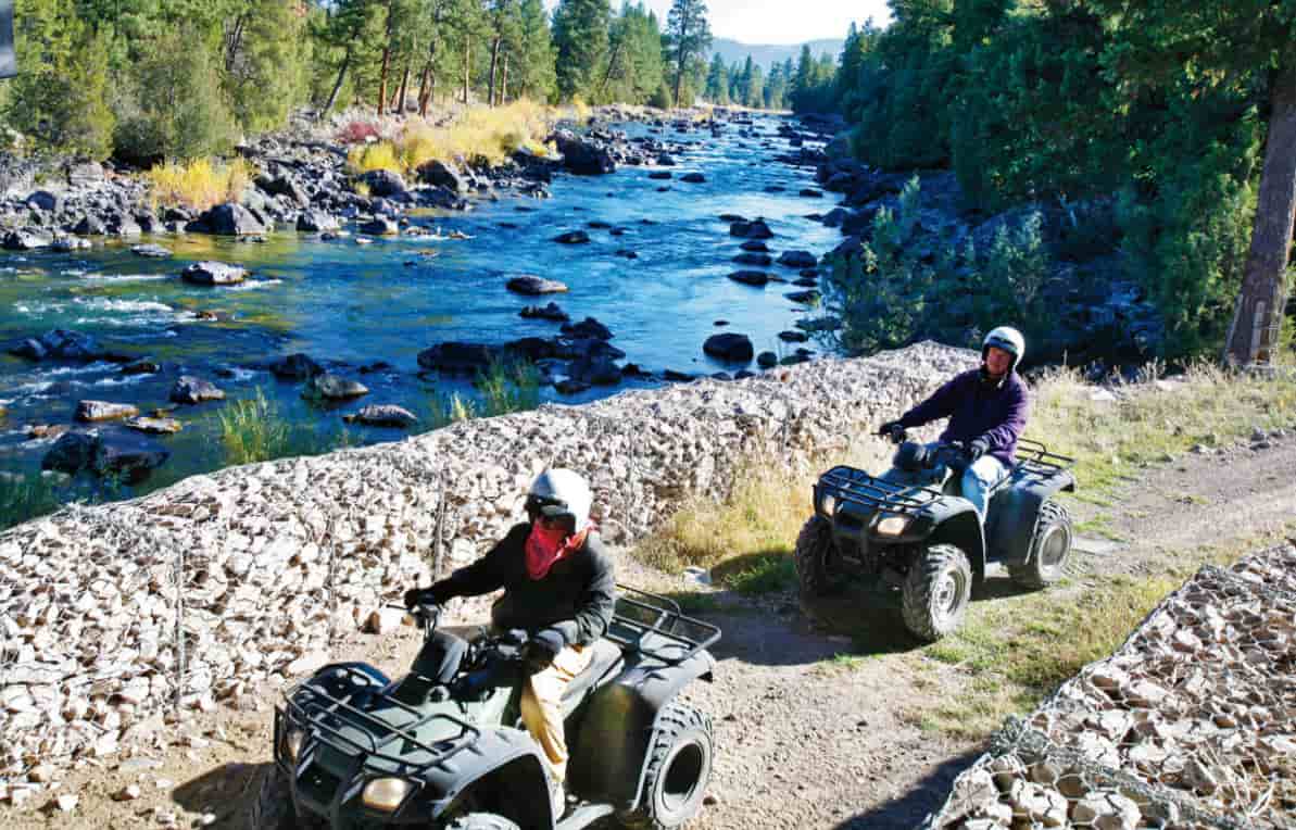 The Resort at Paws up Quad tour