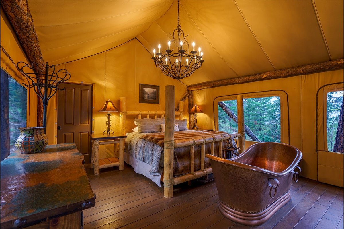 The resort at paws upglamping tent