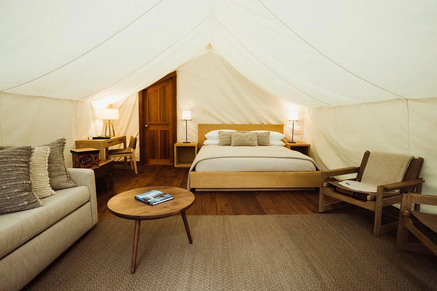clayoquot wilderness resort vancouver island kanada nordamerika terrasse feuer the family project luxus familie kinder reisen