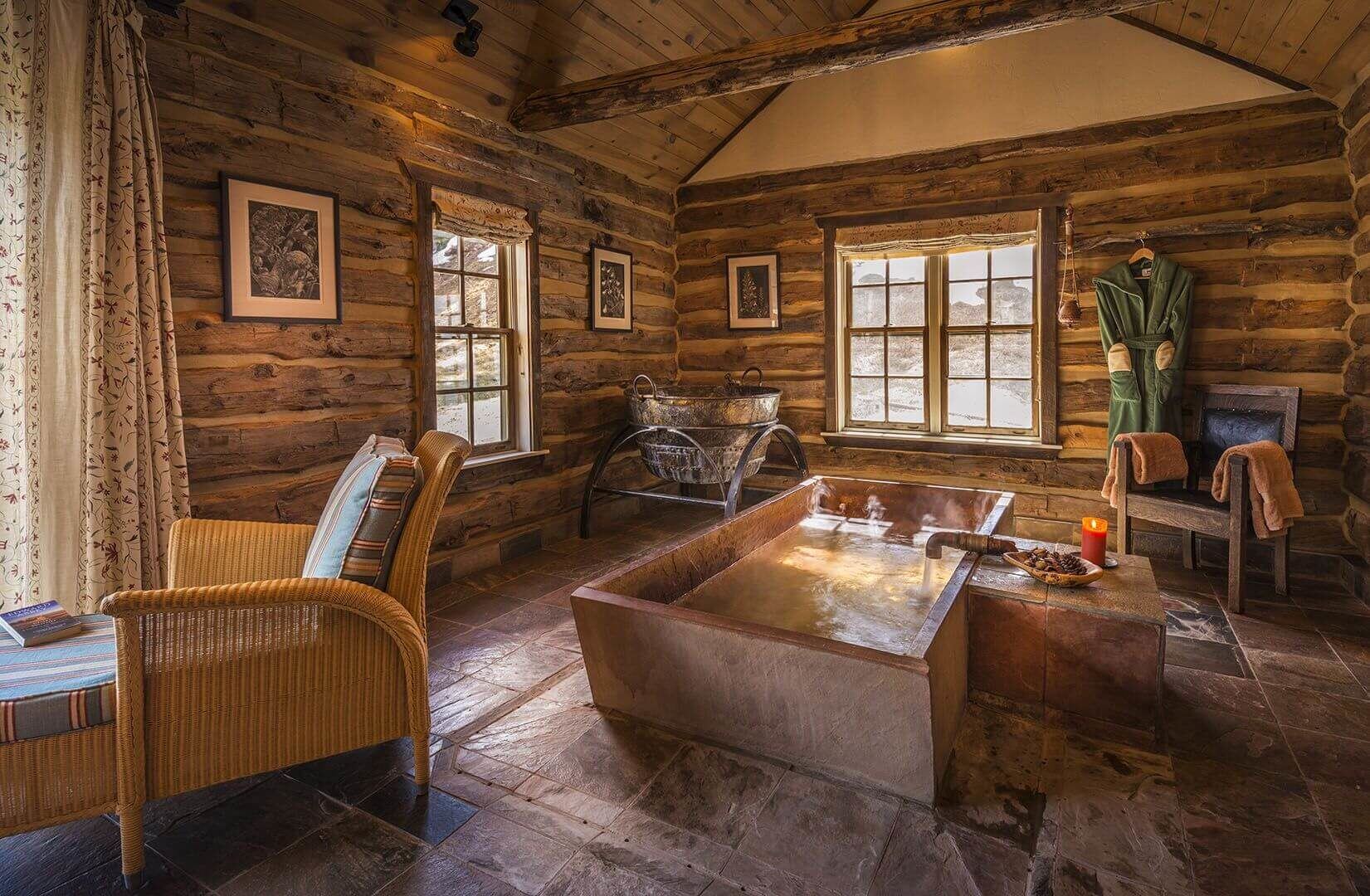 Dunton hot springs Well House bath