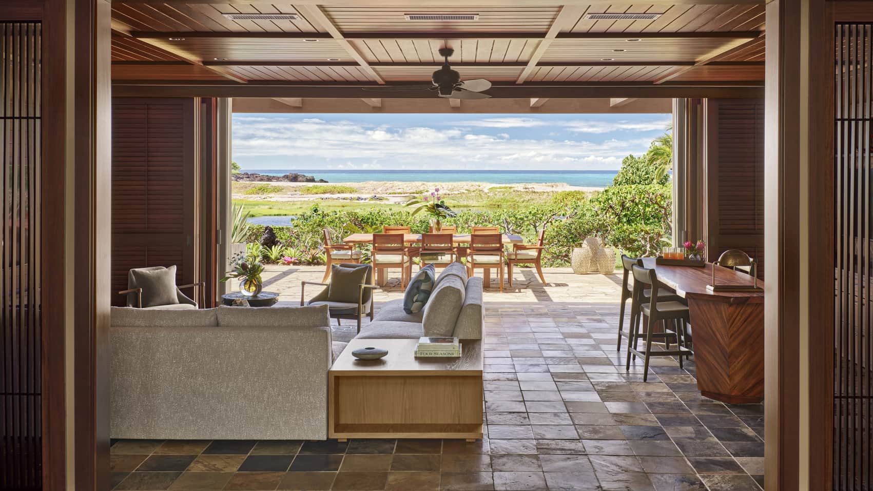 Four Seasons Resort Hualalai Makaloa Villa Livingroom