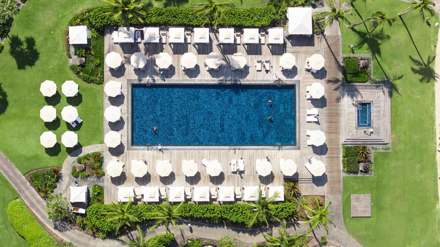Four Seasons Resort Hualalai Pool Birds Eye View