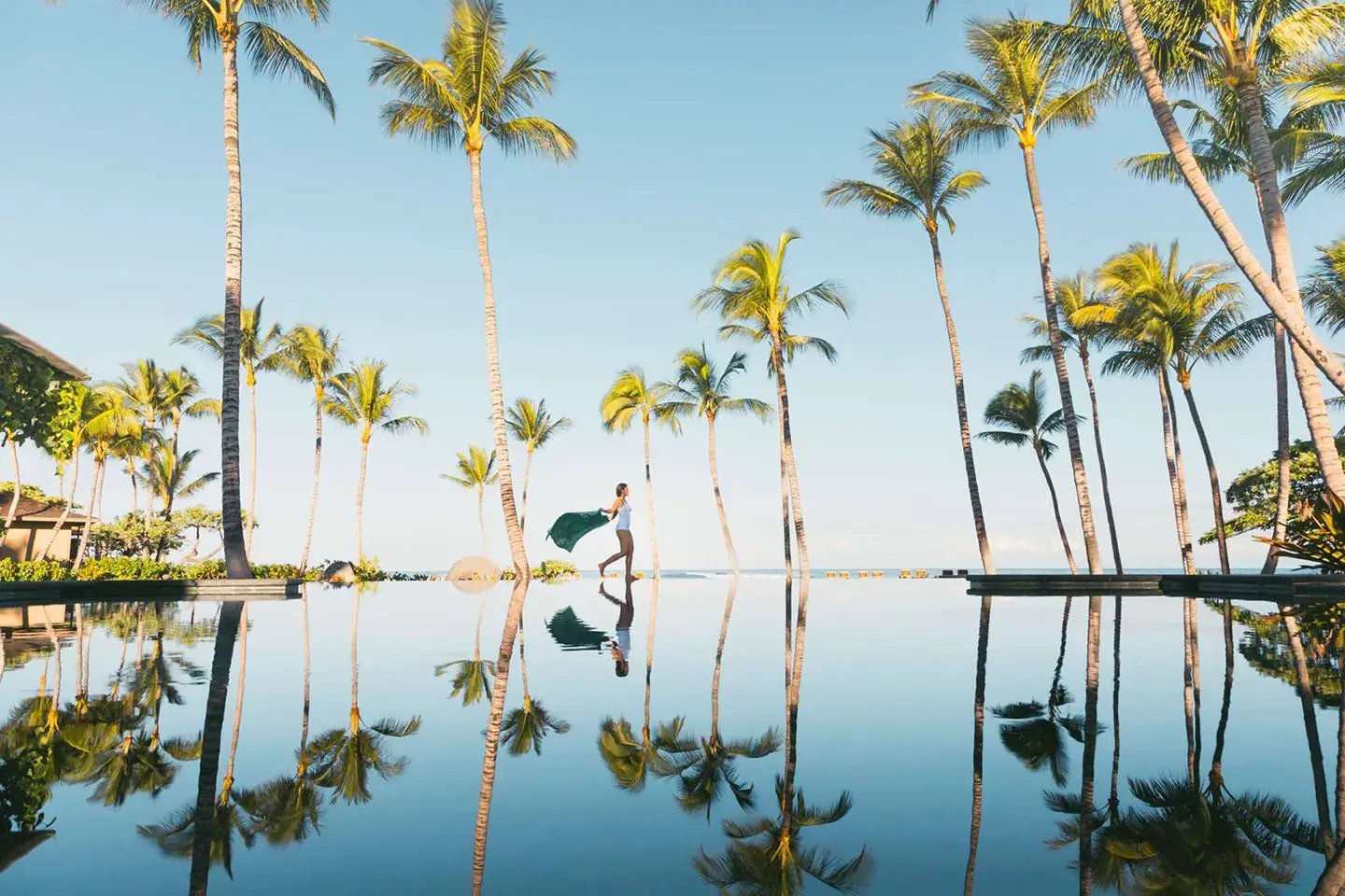 four seasons resort hualalai hawaii nordamerika pool meerblick