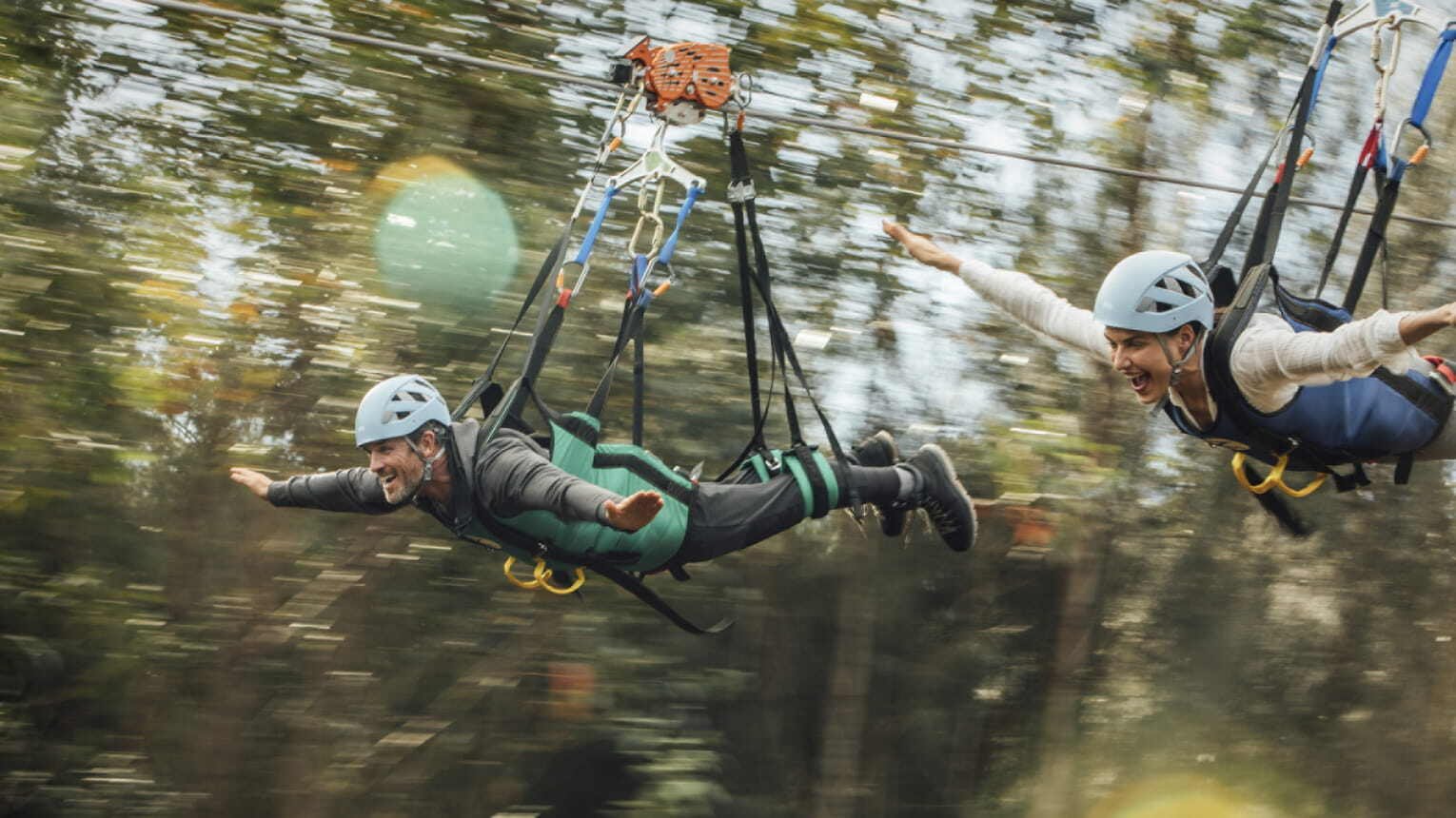 four seasons resort lanai side by side ziplines