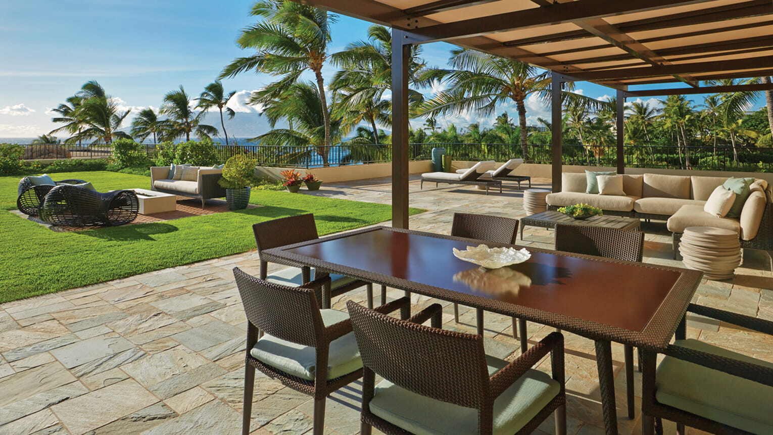 four seasons resort maui at wailea Außenterrasse