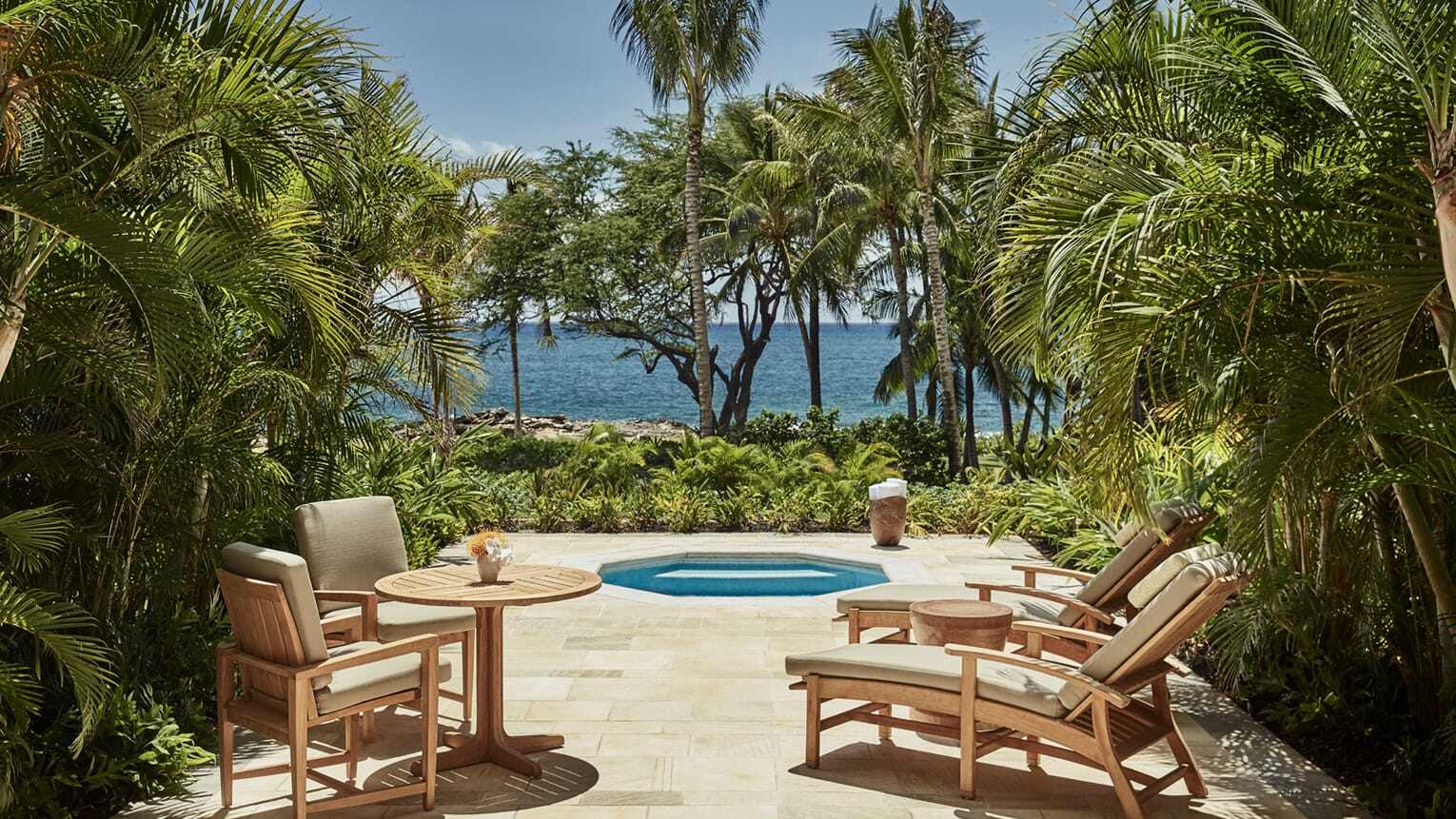 four seasons resort oahu at ko olina private Terrasse