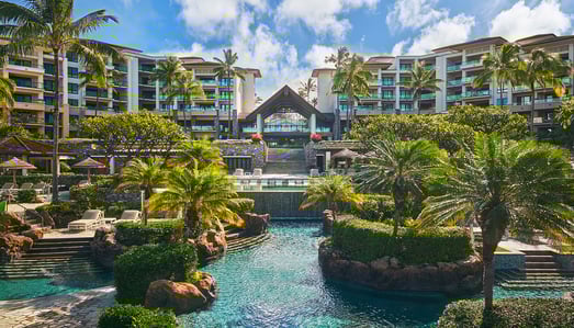 Ansicht auf das Montage Kapalua Bay