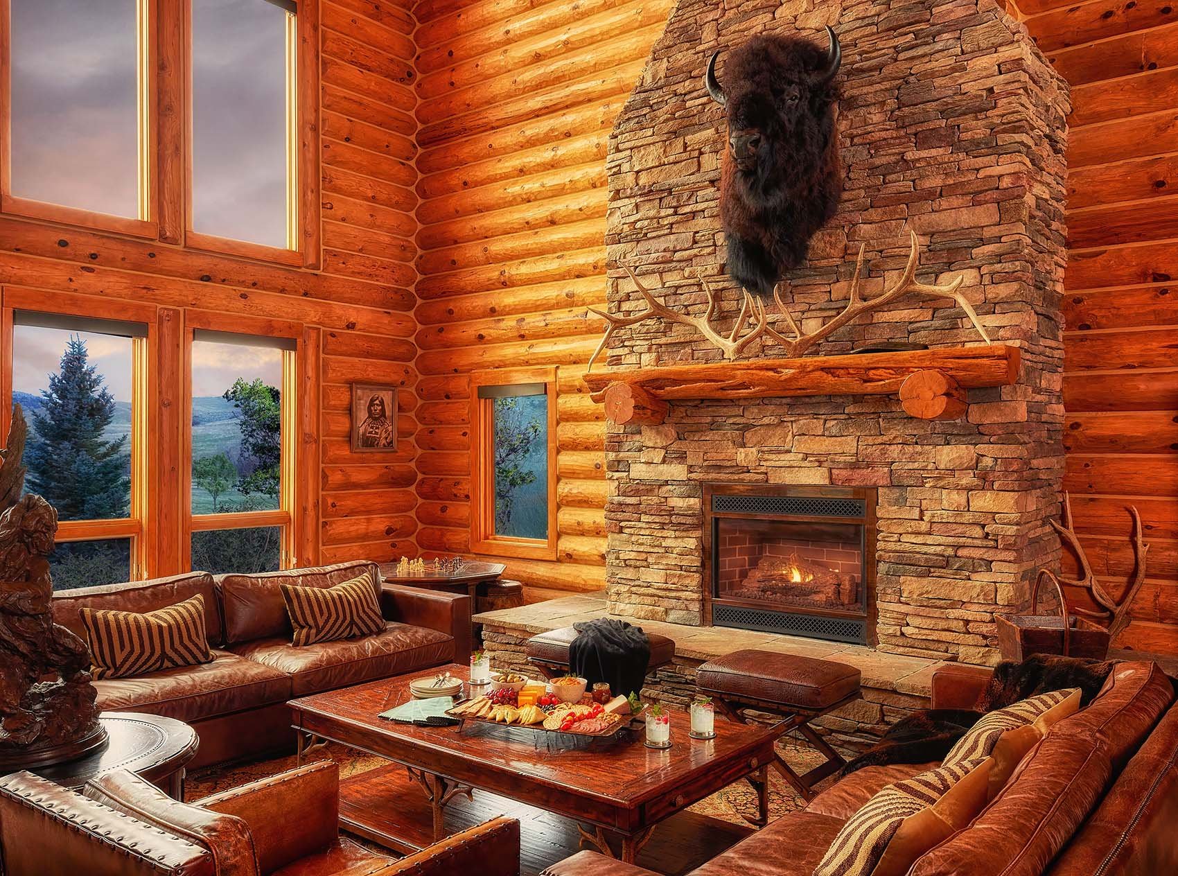 reid creek lodge big room