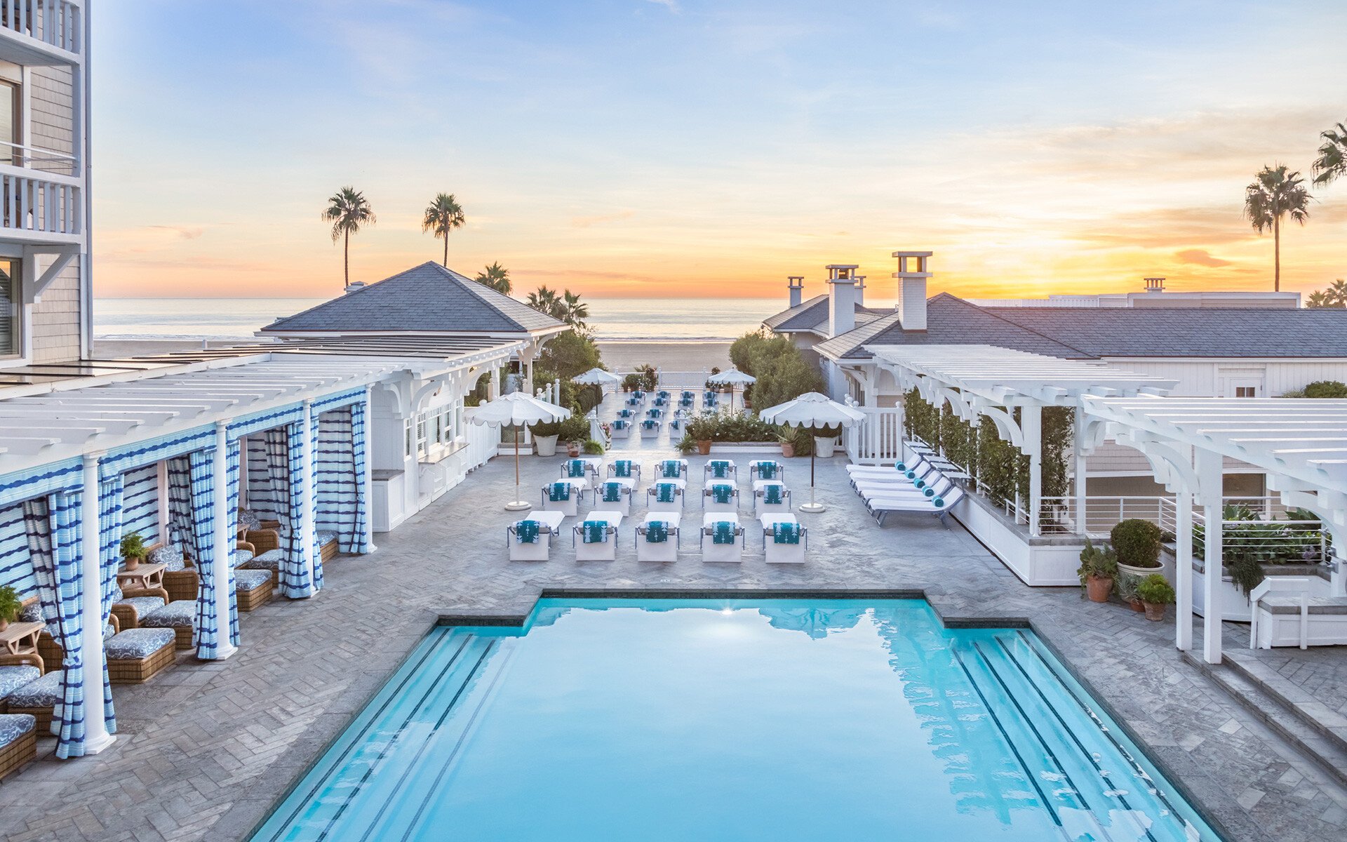 Shutters on the beach santa monica beachfront pool