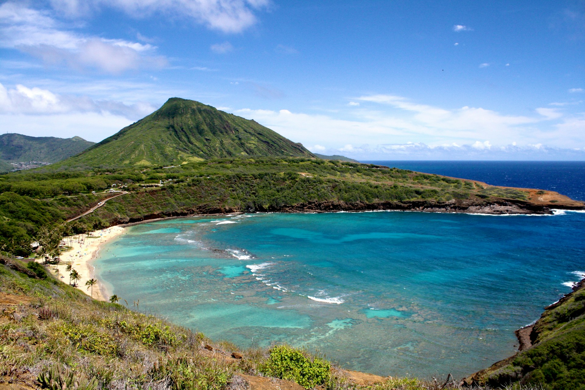 Die Landschaft von Oahu, Hawaii