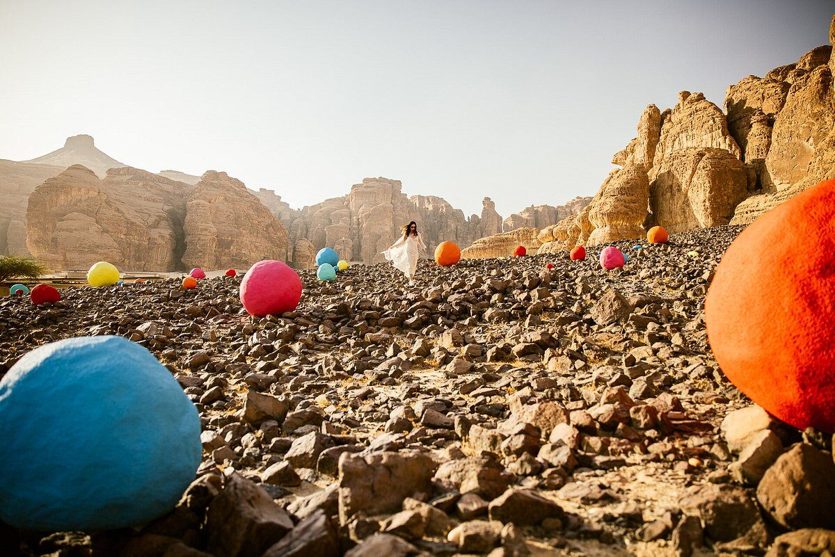 Habitas Hotel Saudi Arabia Familienluxusreisen TheFamilyProject Falling Stones Garden