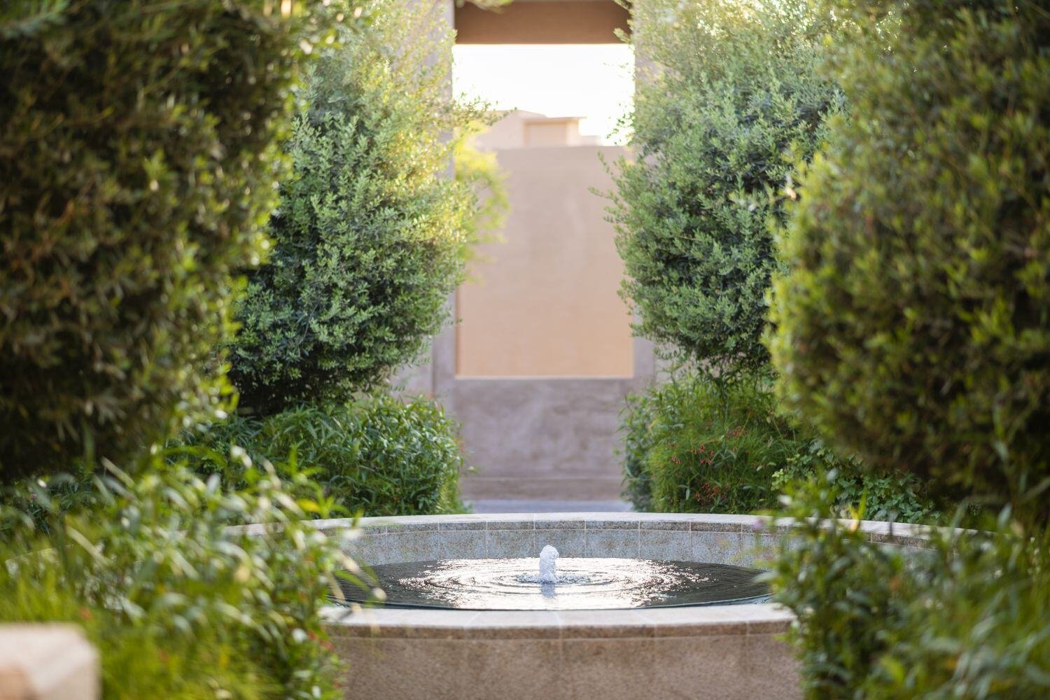 Zulal Wellness Resort Familienluxusreisen TheFamilyProject Garten