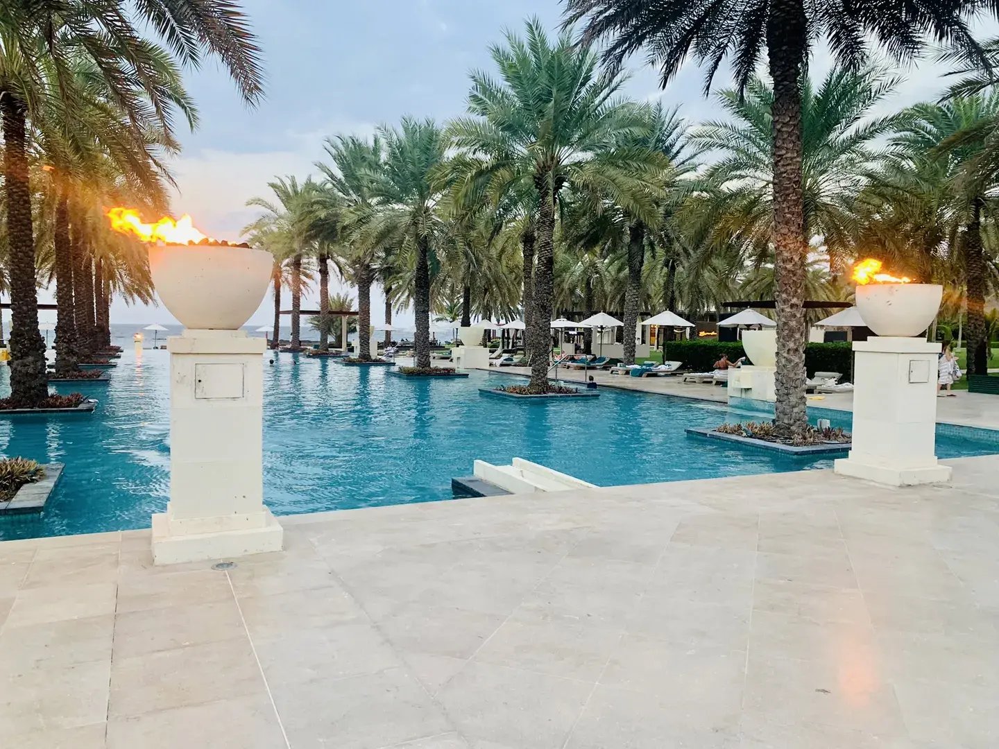 albustan palace muscat oman orient the family project privatbilder pool2