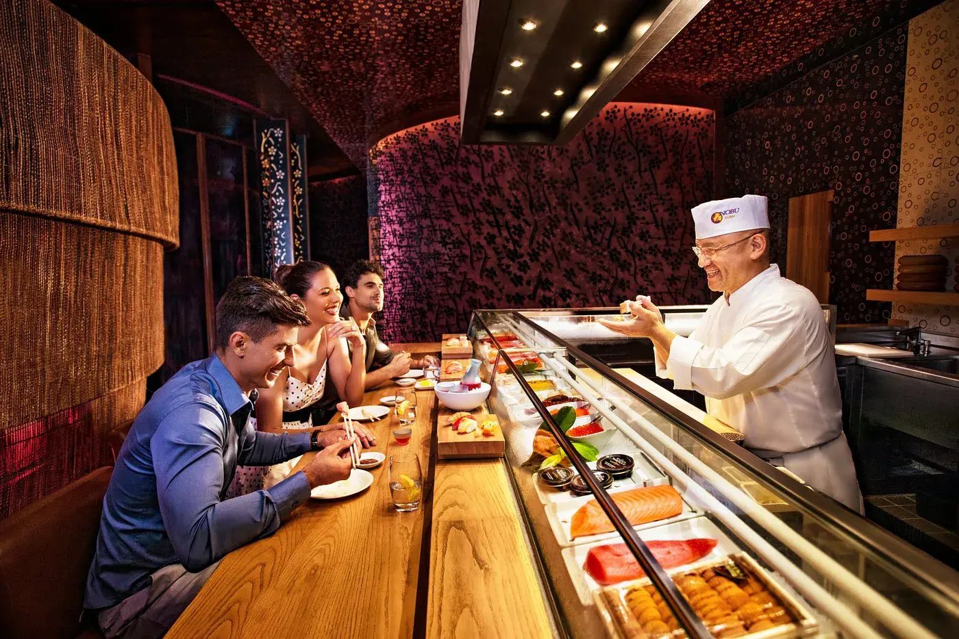atlantis the palm orient dubai nobu sushi bar the family project luxus familie kinder reisen
