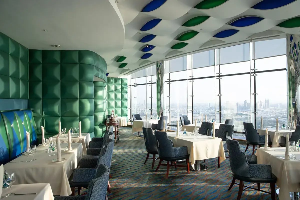 burj al arab orient dubai restaurant rooftop the family project luxus familie kinder reisen